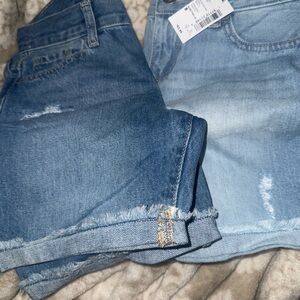 Kids jeans shorts NWT  2 pairs